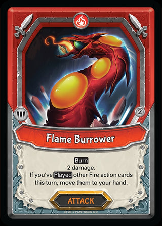 Flame Burrower (Claimed) [MYT] - Lightseekers TCG Single