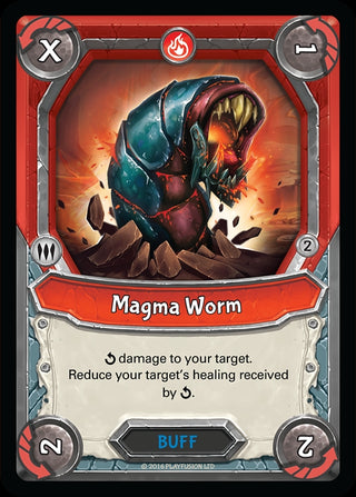 Magma Worm (Claimed) [MYT] - Lightseekers TCG Single