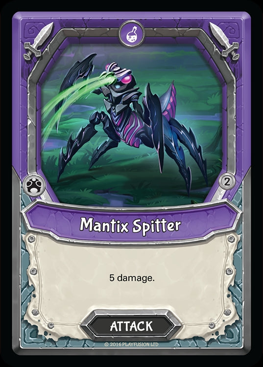 Mantix Spitter (Claimed) [MYT] - Lightseekers TCG Single