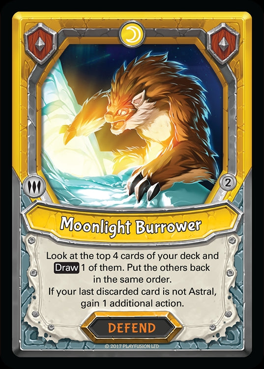 Moonlight Burrower (Unclaimed) [MYT] - Lightseekers TCG Single