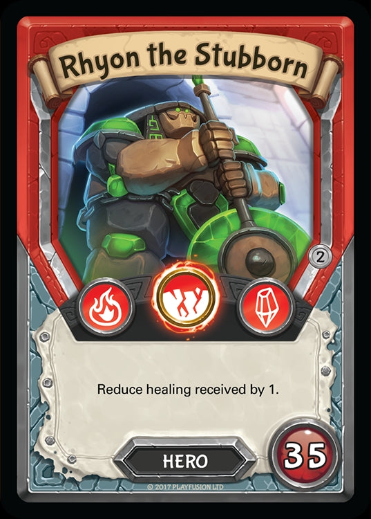 Rhyon the Stubborn (Unclaimed) [MYT] - Lightseekers TCG Single