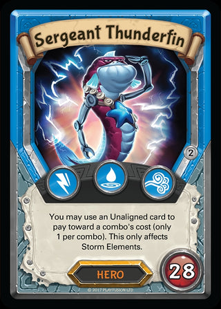 Sergeant Thunderfin (Unclaimed) [MYT] - Lightseekers TCG Single