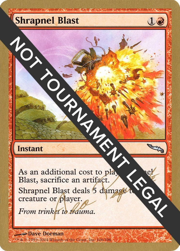 Shrapnel Blast - 2004 Aeo Paquette (MRD) [WCD] - MTG Single