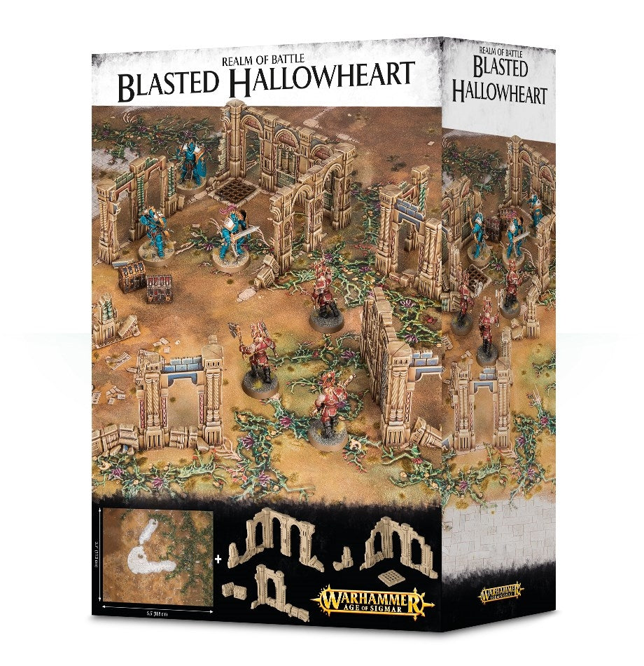 Warhammer: Age of Sigmar - Realm of Battle: Blasted Hallowheart [PLAS] - Warhammer Box Sets Sealed