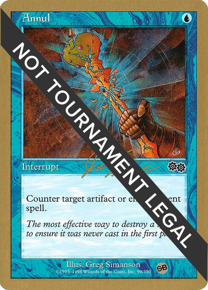 Annul - 2000 Jon Finkel (USG) (SB) [WCD] - MTG Single