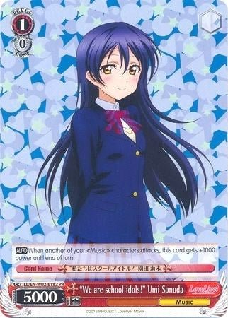 ’We are school idols!’ Umi Sonoda (2182) [LL/EN-W02] - Weiss Schwarz Single