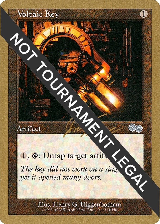 Voltaic Key - 2000 Jon Finkel (USG) [WCD] - MTG Single
