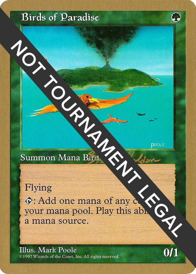 Birds of Paradise - 1998 Brian Selden (5ED) [WCD] - MTG Single