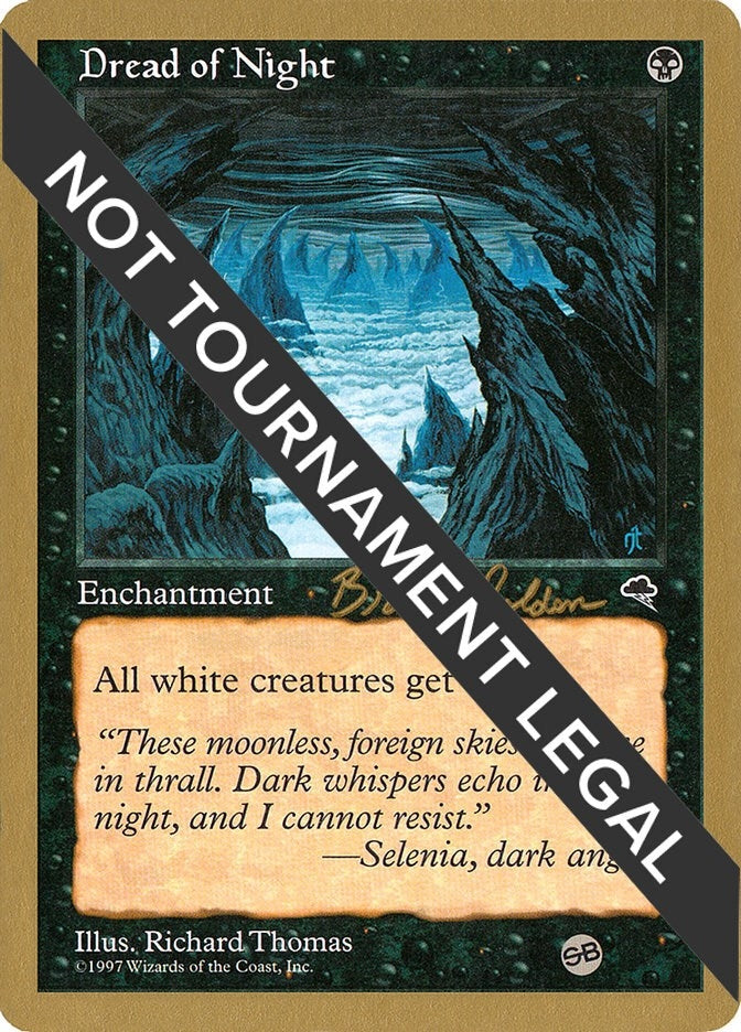 Dread of Night - 1998 Brian Selden (TMP) (SB) [WCD] - MTG Single