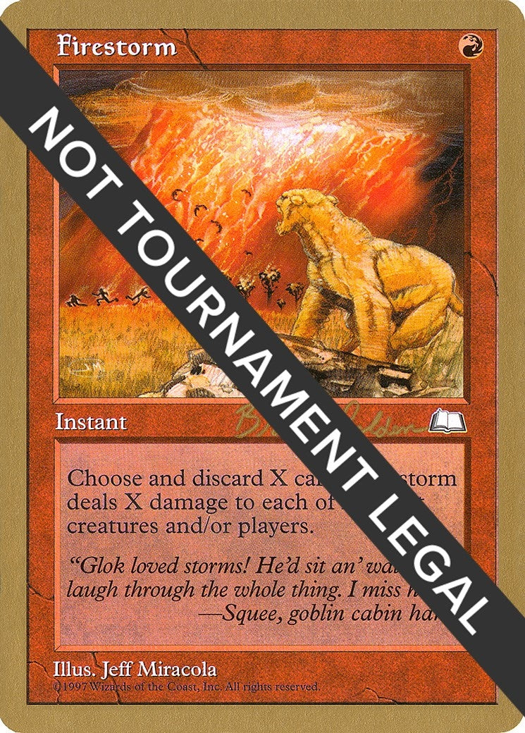 Firestorm - 1998 Brian Selden (WTH) [WCD] - MTG Single