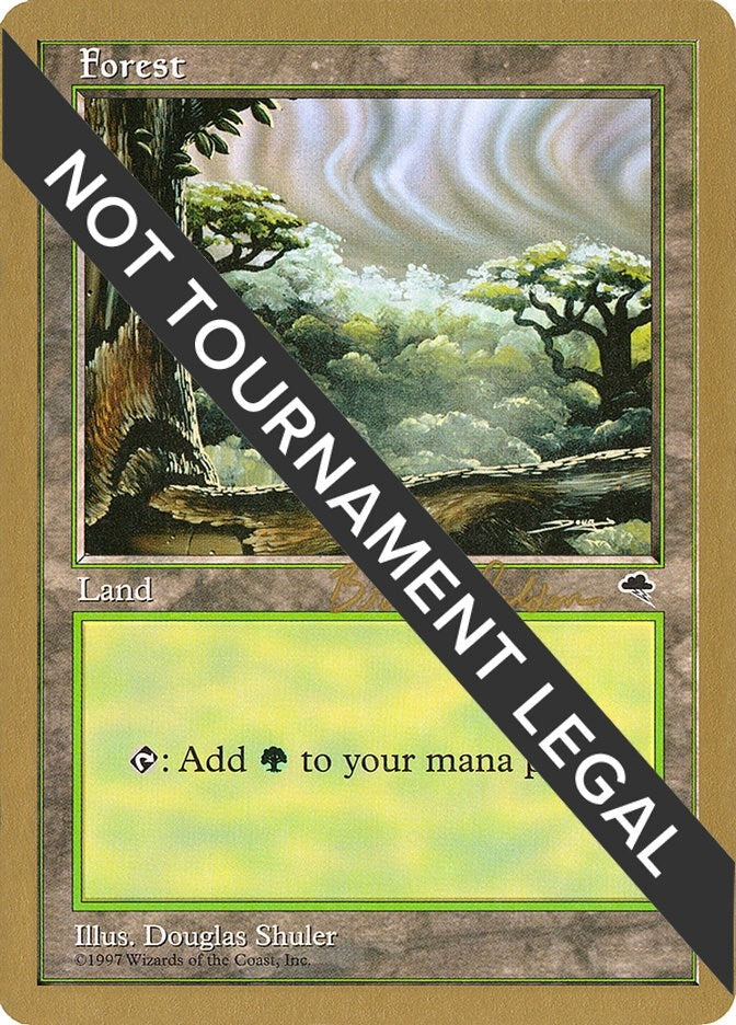 Forest (Cloudy) - 1998 Brian Selden (TMP) [WCD] - MTG Single