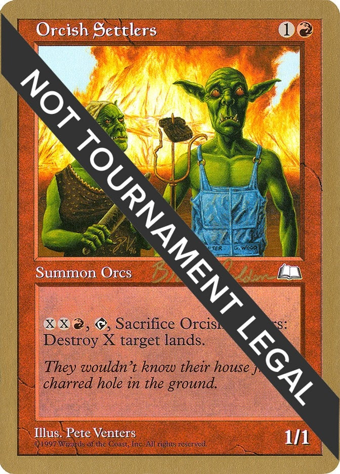 Orcish Settlers - 1998 Brian Selden (WTH) [WCD] - MTG Single
