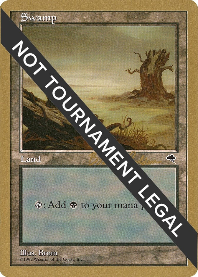 Swamp (Horizontal Log) - 1998 Brian Selden (TMP) [WCD] - MTG Single