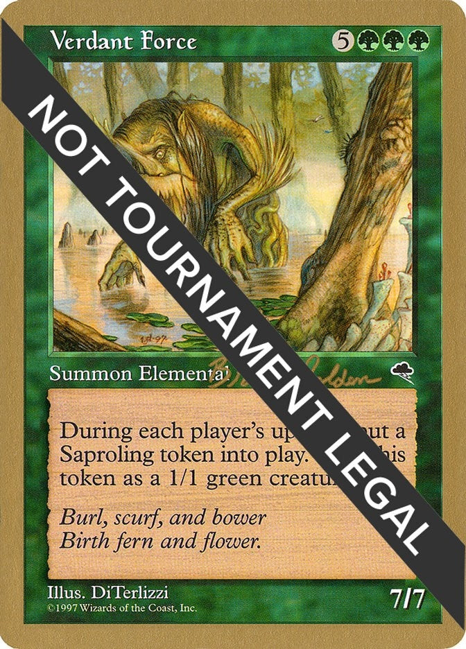 Verdant Force - 1998 Brian Selden (TMP) [WCD] - MTG Single