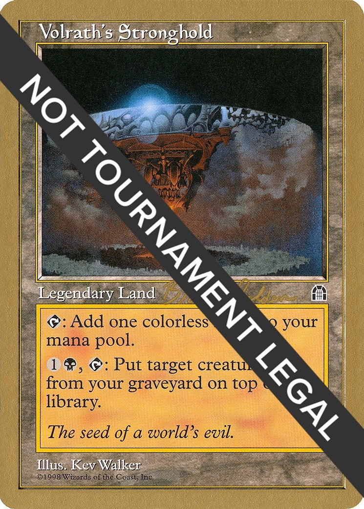 Volrath’s Stronghold - 1998 Brian Selden (STH) [WCD] - MTG Single