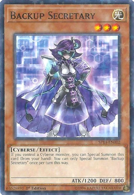 Backup Secretary (Starfoil) (18002) (SPV) - YuGiOh Single