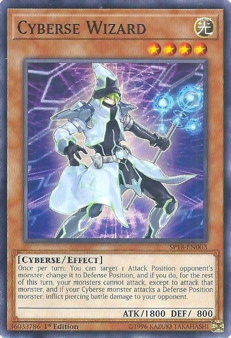 Cyberse Wizard (18003) (SPV) - YuGiOh Single