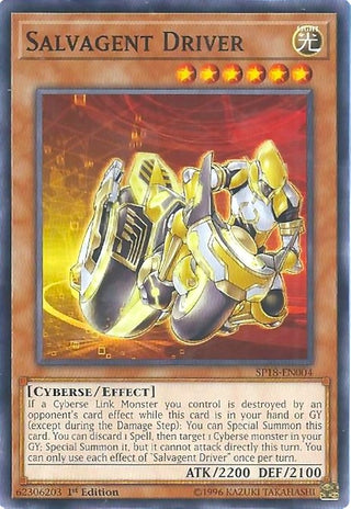 Salvagent Driver (18004) (SPV) - YuGiOh Single