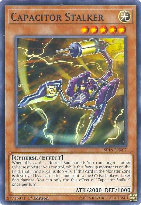 Capacitor Stalker (18007) (SPV) - YuGiOh Single