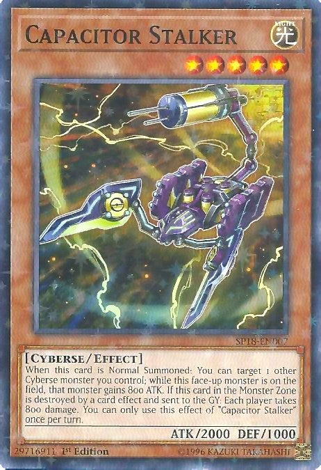 Capacitor Stalker (Starfoil) (18007) (SPV) - YuGiOh Single