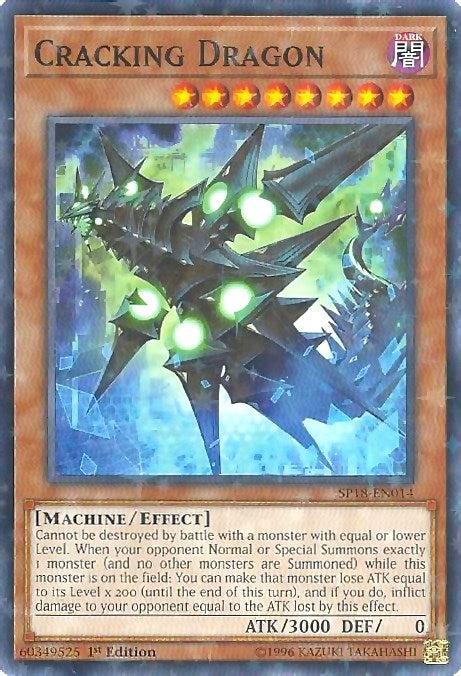 Cracking Dragon (Starfoil) (18014) (SPV) - YuGiOh Single