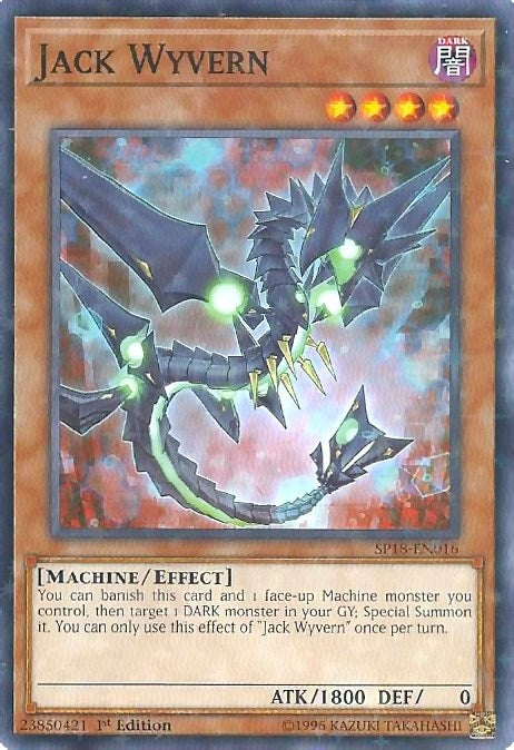 Jack Wyvern (Starfoil) (18016) (SPV) - YuGiOh Single