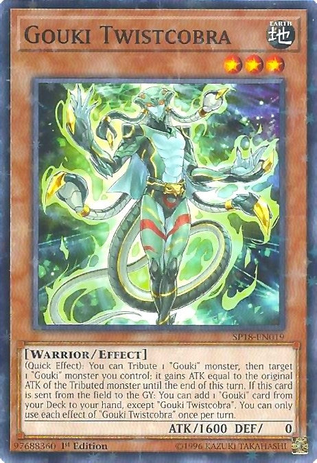 Gouki Twistcobra (Starfoil) (18019) (SPV) - YuGiOh Single