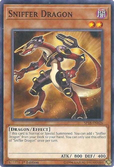 Sniffer Dragon (18026) (SPV) - YuGiOh Single