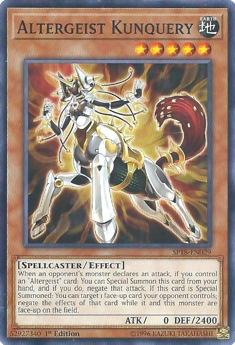 Altergeist Kunquery (18029) (SPV) - YuGiOh Single