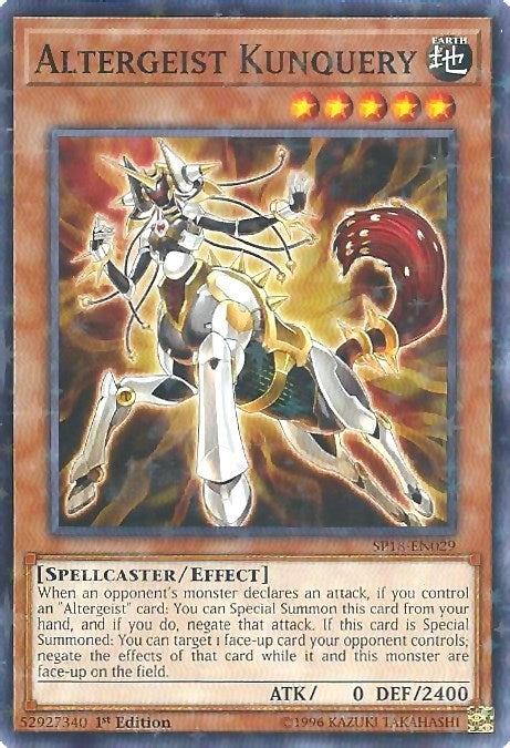 Altergeist Kunquery (Starfoil) (18029) (SPV) - YuGiOh Single