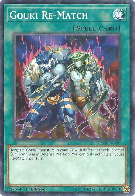 Gouki Re-Match (Starfoil) (18039) (SPV) - YuGiOh Single