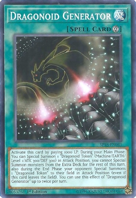 Dragonoid Generator (18041) (SPV) - YuGiOh Single