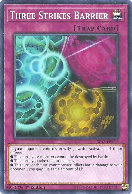 Three Strikes Barrier (18045) (SPV) - YuGiOh Single