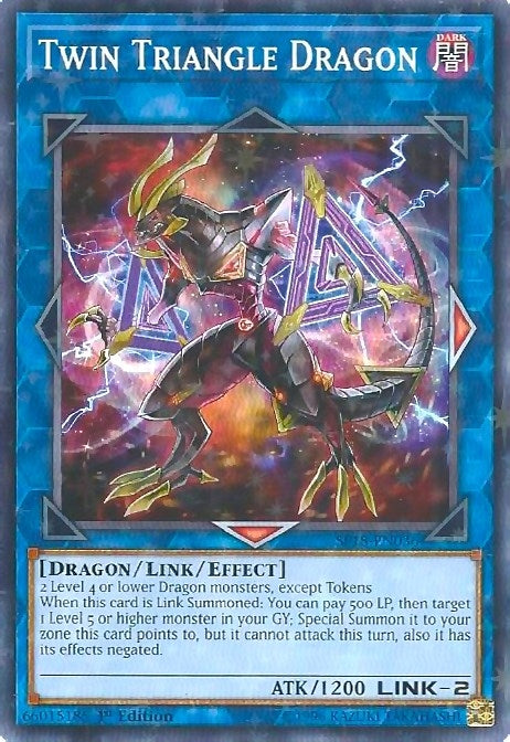 Twin Triangle Dragon (Starfoil) (18036) (SPV) - YuGiOh Single