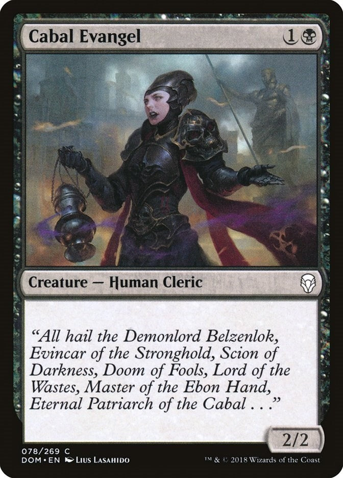 Cabal Evangel (78) [DOM] - MTG Single