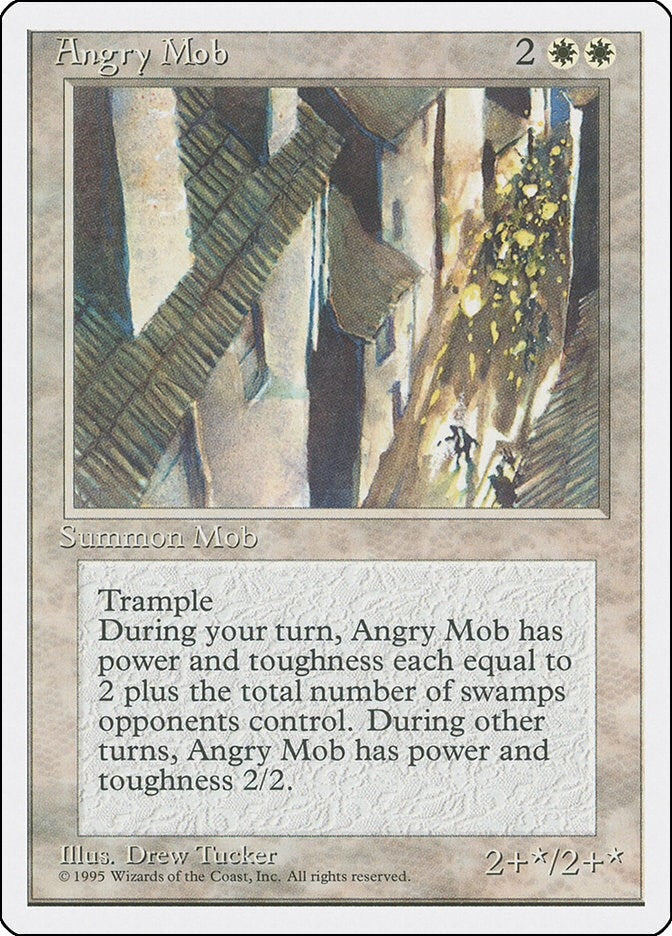 Angry Mob [4ED] - MTG Single