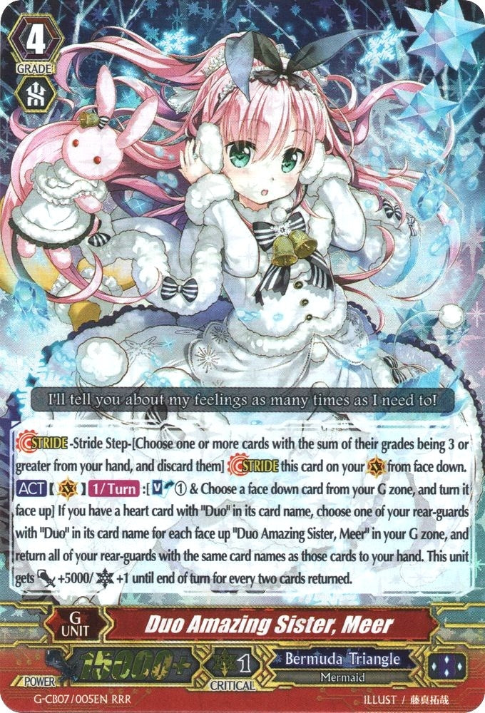 Duo Amazing Sister Meer (7005) [G-CB07] - Cardfight Vanguard Single