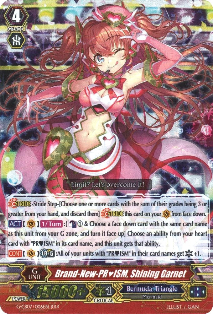 Brand-New-PRISM Shining Garnet (7006) [G-CB07] - Cardfight Vanguard Single