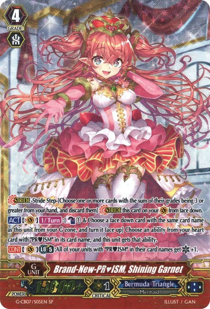 Brand-New-PRISM Shining Garnet (SP) (705) [G-CB07] - Cardfight Vanguard Single