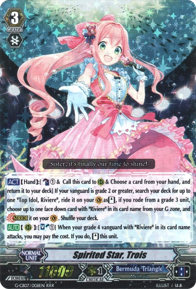 Spirited Star Trois (7008) [G-CB07] - Cardfight Vanguard Single