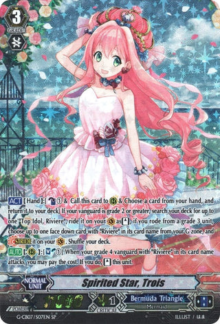 Spirited Star Trois (SP) (707) [G-CB07] - Cardfight Vanguard Single