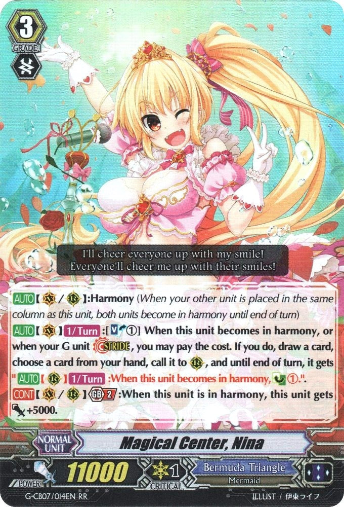 Magical Center Nina (7013) [G-CB07] - Cardfight Vanguard Single