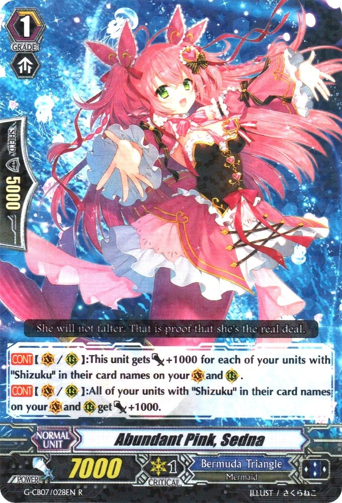 Abundant Pink Sedna (7028) [G-CB07] - Cardfight Vanguard Single