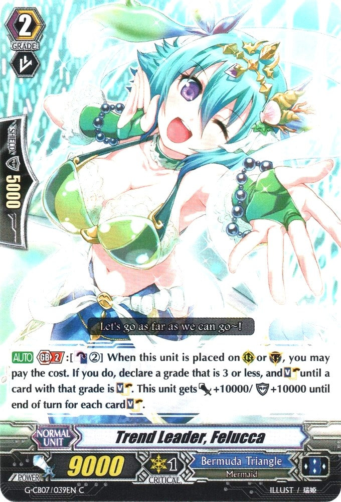 Trend Leader Felucca (7039) [G-CB07] - Cardfight Vanguard Single