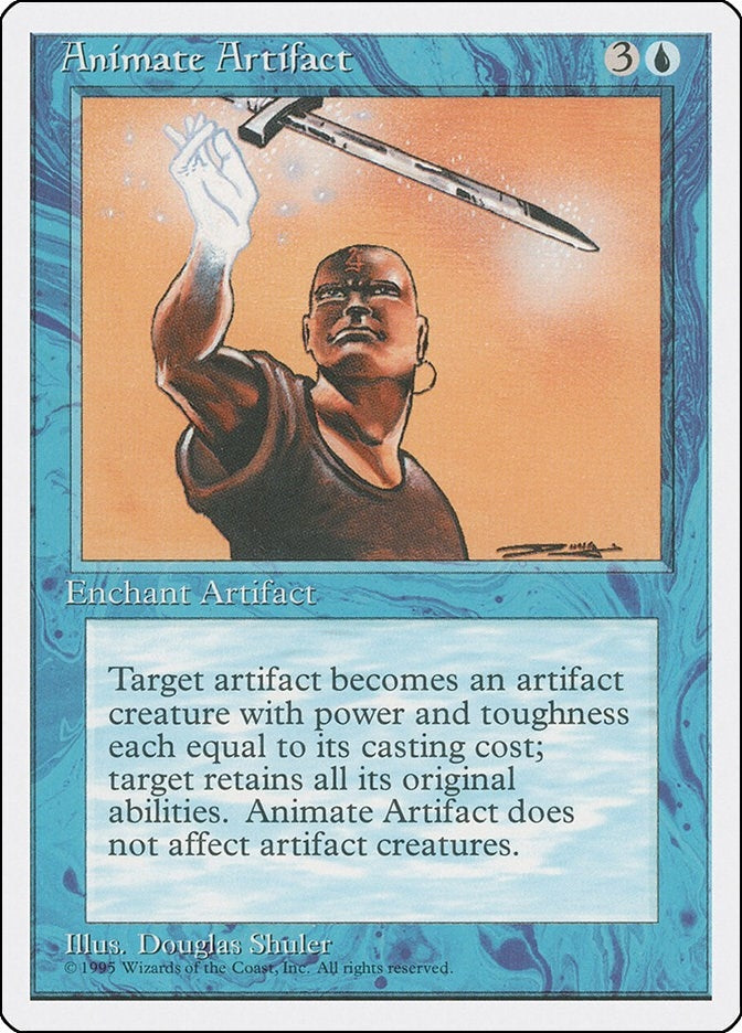 Animate Artifact [4ED] - MTG Single