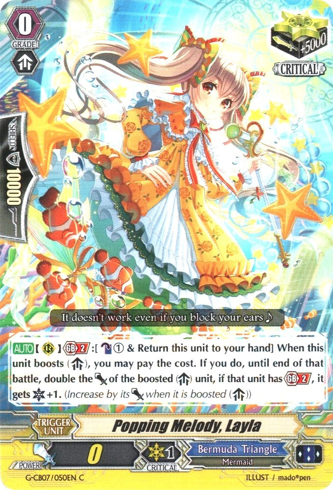 Popping Melody Layla (7050) [G-CB07] - Cardfight Vanguard Single
