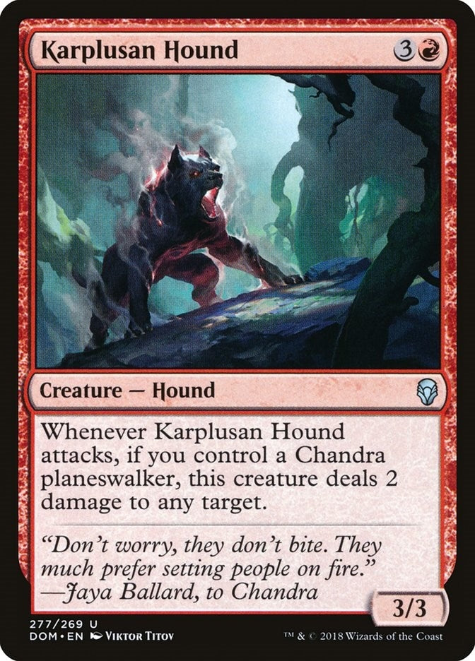 Karplusan Hound (277) [DOM] - MTG Single