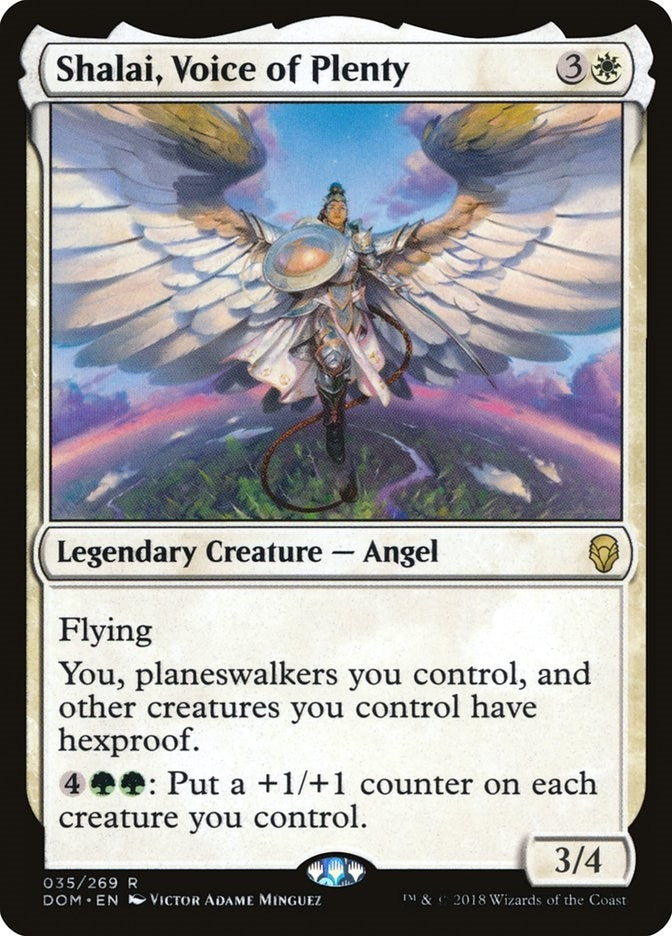 Shalai Voice of Plenty (35) [DOM] - MTG Single