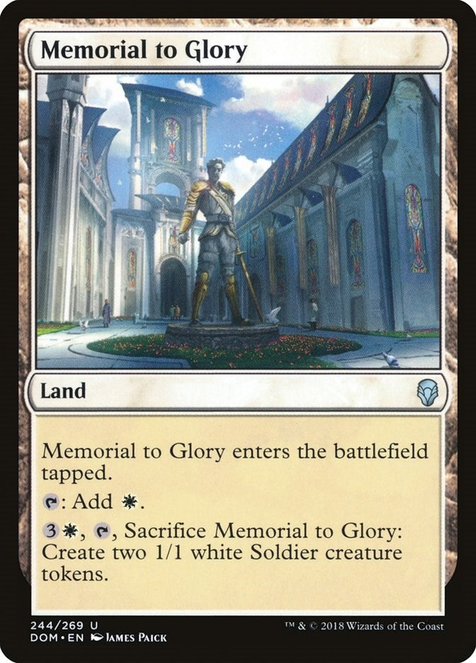 Memorial to Glory (244) [DOM] - MTG Single