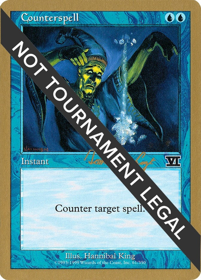 Counterspell - 2000 Tom van de Logt (6ED) [WCD] - MTG Single